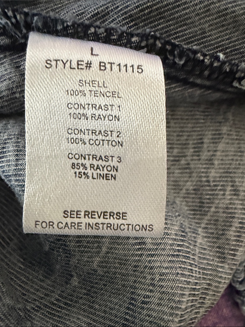 Oli & Hali Lavender, Green and Denim Patchwork Midi Dress - Picture 7 of 9